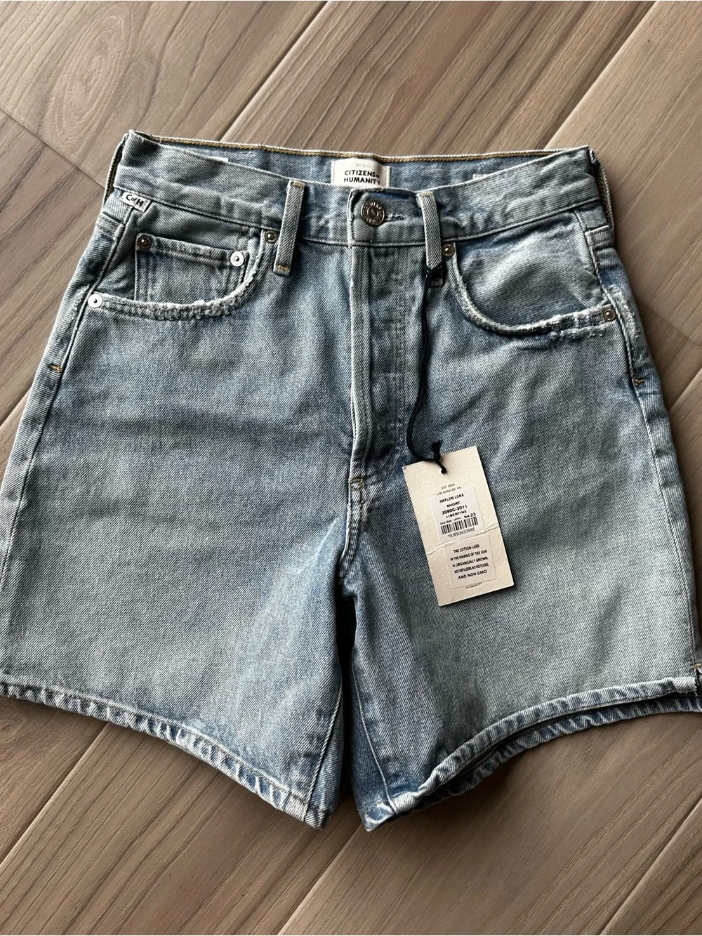 Citizens of Humanity Marlow Long Denim Shorts